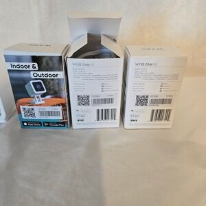 Wyze Cam V2 1080p HD WiFi Indoor Outdoor Smart Security Camera Lot of 4